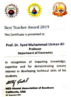 best teacher award 2019